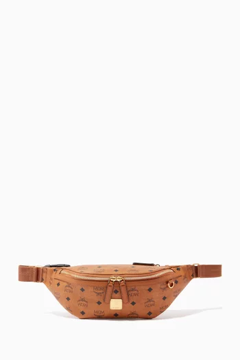 Medium Fursten Belt Bag in Visetos    