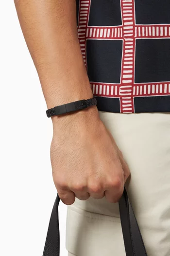 Enzo Bracelet in Woven Leather  