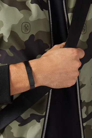 Enzo Bracelet in Grained Leather   