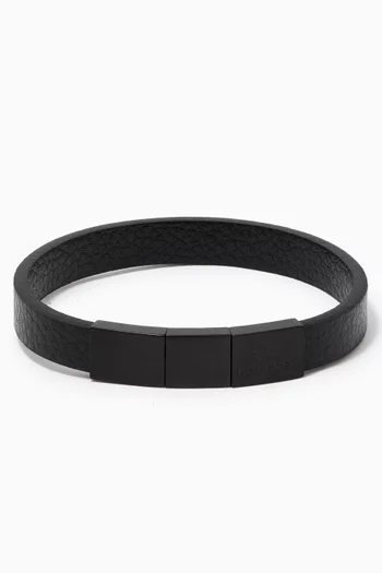 Enzo Bracelet in Grained Leather   