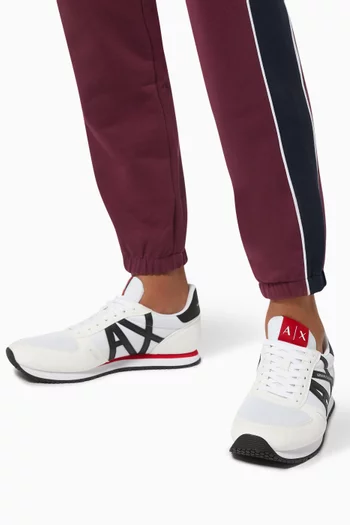 AX Icon Sneakers in Suede & Mesh