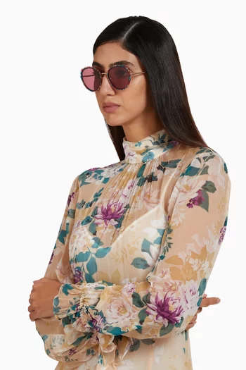 نظارة شمسية ذا سي وول أسيتات وستانلس ستيل