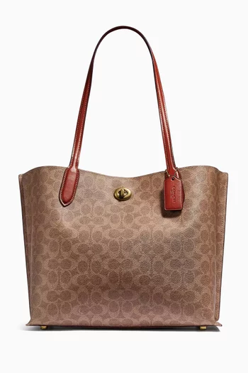 Willow Tote in Signature Canvas