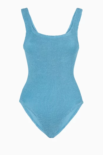 Square Neck One-Piece Swimsuit      