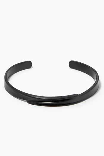 x Zaha Hadid Design Twisted Bangle in Stainless Steel      