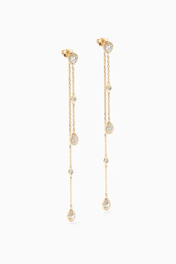 My Love Diamond Earrings in 18kt Yellow Gold  
