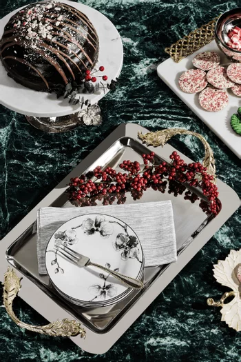 طبق وينتر ليفز بتصميم ورق عنب