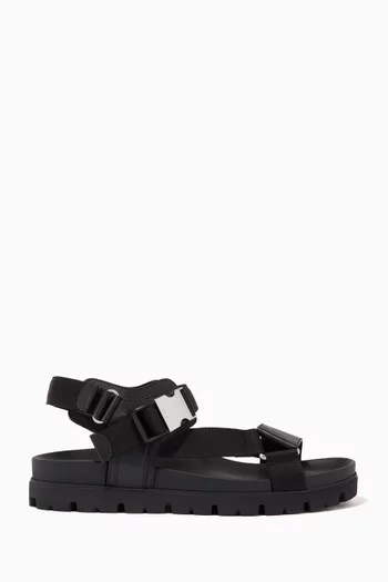 Nomad Sandals in Leather & Nylon   