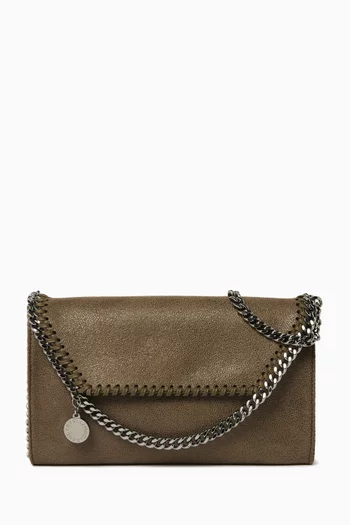 Mini Falabella Crossbody Bag in Shaggy Deer Faux Leather