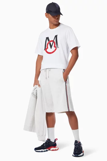 Side Stripe Sweat Shorts