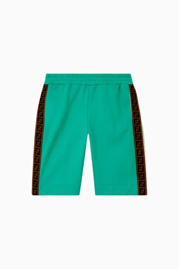 FF Logo Trim Bermuda Shorts