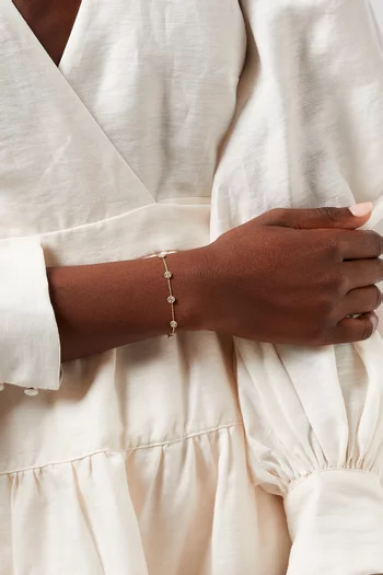 Salasil Bracelet with Diamonds in 18kt Rose Gold