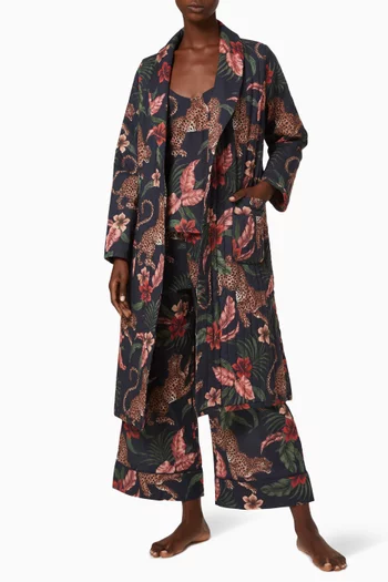 Soleia Quilted Cotton Robe    