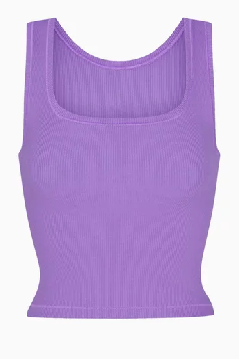 Rib Tank in Cotton
