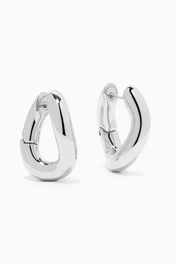 Loop XS Earrings in Shiny Brass