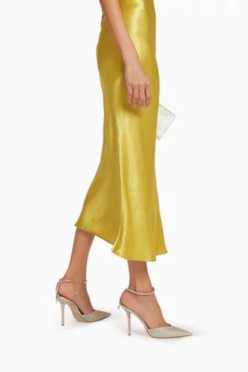 Saeda 100 Pumps in Glitter Fabric   