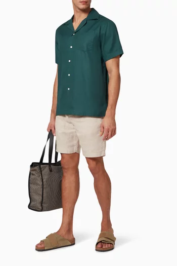 Felipe Sport Shorts in Linen     