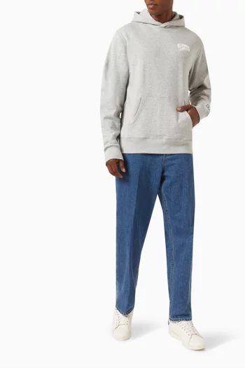 Small Arch Logo Hoodie in Cotton