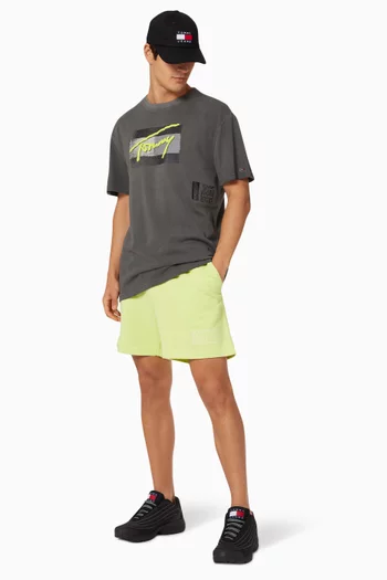 Tonal Beach Shorts in Organic Cotton