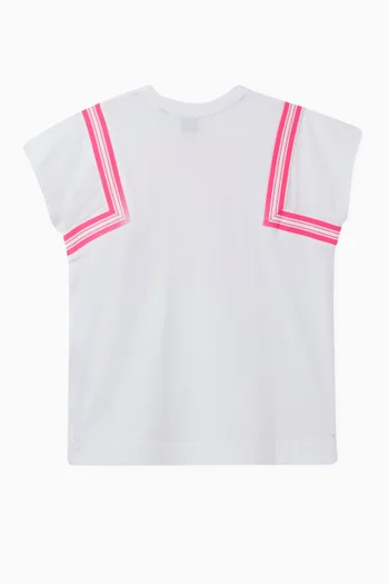 T-shirt Dress with Coordinates in Cotton   