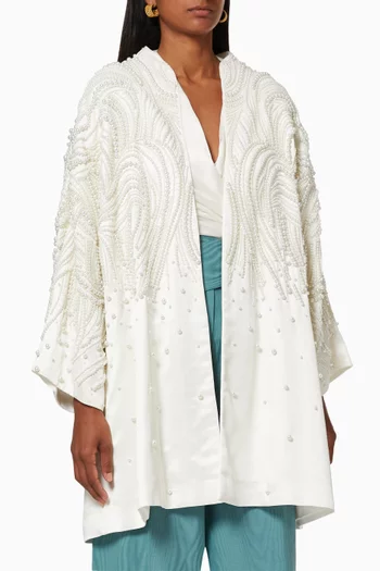 Pearl Embroidered Coat  