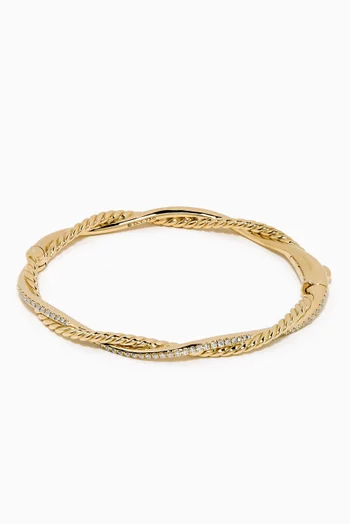 Petite Infinity Diamond Bracelet in 18kt Yellow Gold 