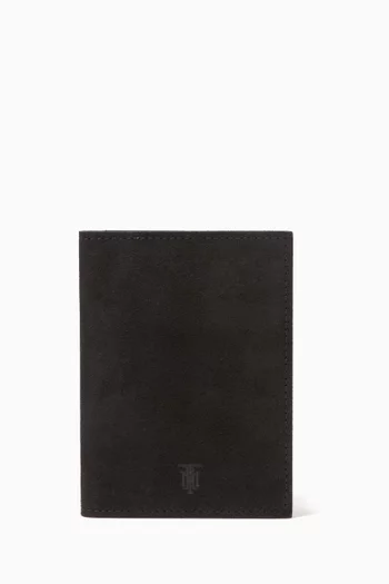Passport Cover in Suede Leather   