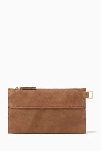 Nomad Small Pouch in Suede Leather