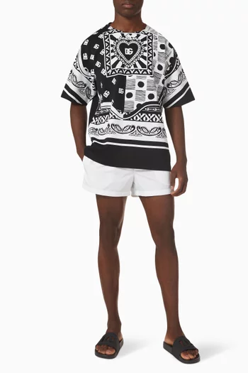 Swim Shorts with Branded Waistband