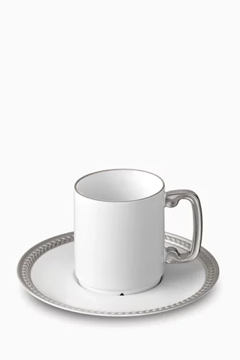 Soie Tressée Espresso Cup & Saucer, Set of 6   
