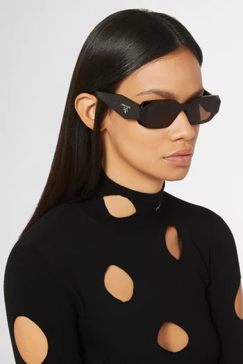 Rectangle Sunglasses in Acetate