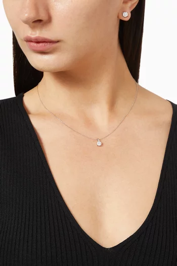 OneSixEight Diamond Earrings in 18kt White Gold          