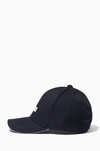 EA Logo Baseball Cap in Cotton Gabardine