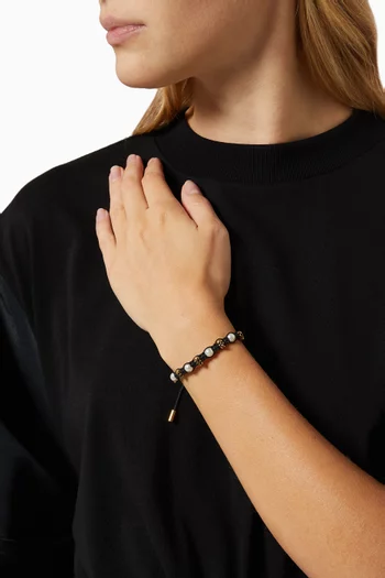 Skull Pearly Friendship Bracelet   