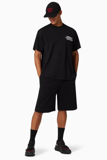 Shorts with Coordinates in Cotton  
