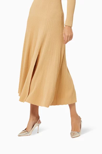 Marion 85 Pumps in Metallic Nappa
