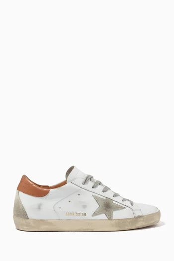 Superstar Low Top Sneakers in Leather  