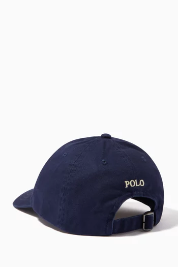 Baseball Cap in Cotton Chino   