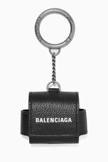 حافظة إيربود برو كاش جلد عجل حبيبي