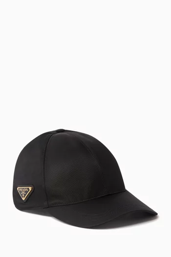 Triangle Logo Baseball Cap in Re-Nylon