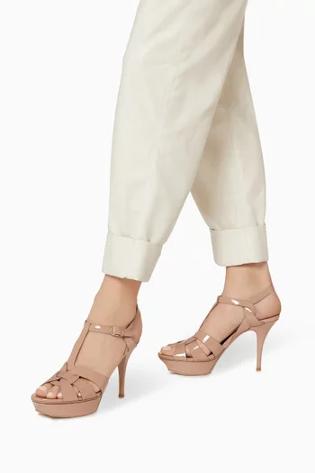 Tribute 105 Platform Sandals in Patent Leather