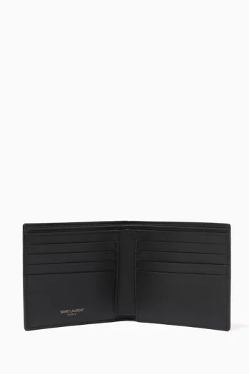 Tiny Monogram East/West Wallet in Croc-embossed Leather     