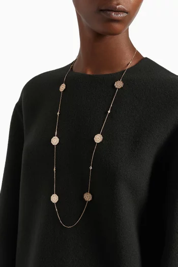 Classic Turath Sautoir Necklace in 18kt Rose Gold       