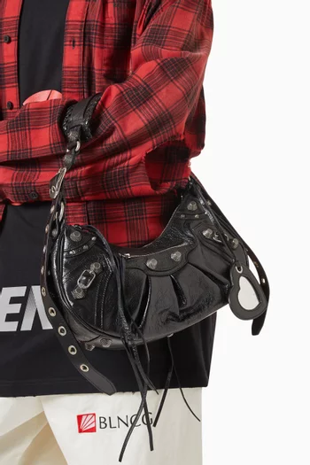 حقيبة كتف لو كاجول صغيرة جلد ماعز أرينا