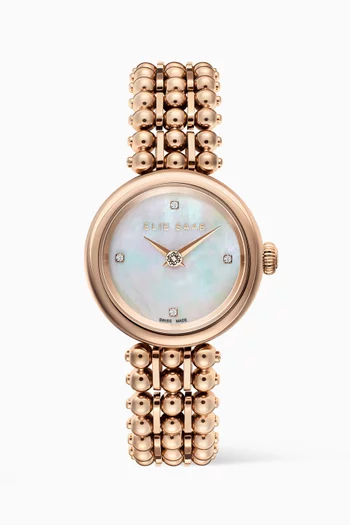 Idylle Perle Watch with Diamonds, 31mm           