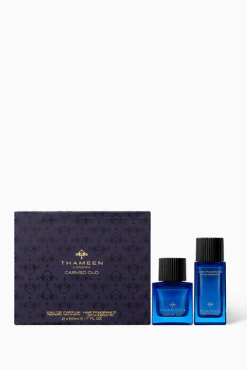 مجموعة هدايا عطر كارفد عود، 2 × 50 ملل