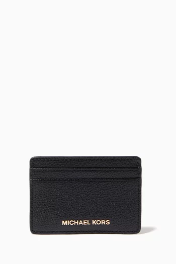 Card Case in Pebbled Leather
