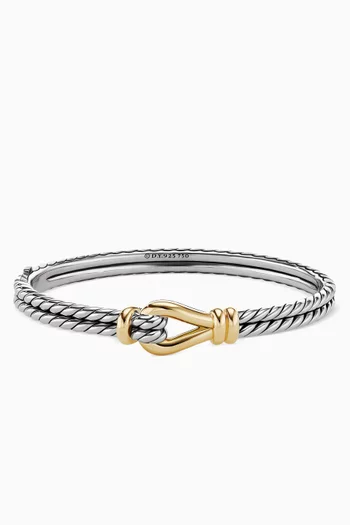 Thoroughbred® Loop Bracelet in 18kt Yellow Gold & Sterling Silver  