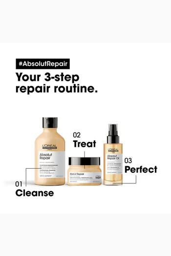 Absolut Repair Shampoo with Protein and Gold Quinoa for Dry and Damaged Hair, 300ml