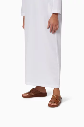 Peninsula Sandals in Lizard Leather      